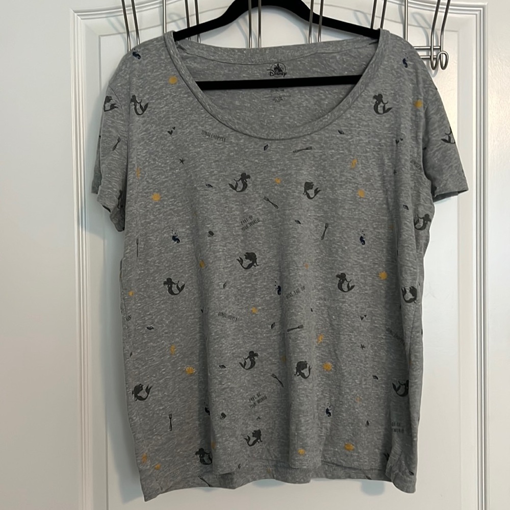 Disney- Grey Little Mermaid shirt